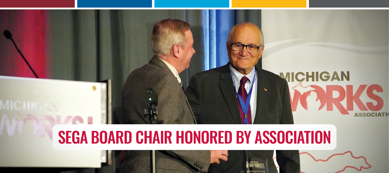 Read more about the article Michigan Works! Association Recognizes Al Haidous SEMCA SEGA Board Chair at 2023 Annual Conference
